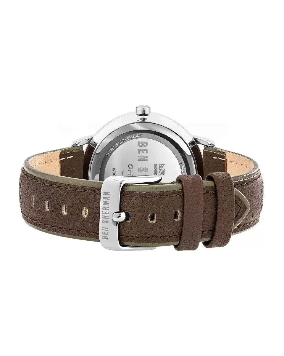 Ben Sherman Men Men's Portobello Social Watch - Brown/Grey/Silver Compact Brown/Grey/Silver Watches - 2
