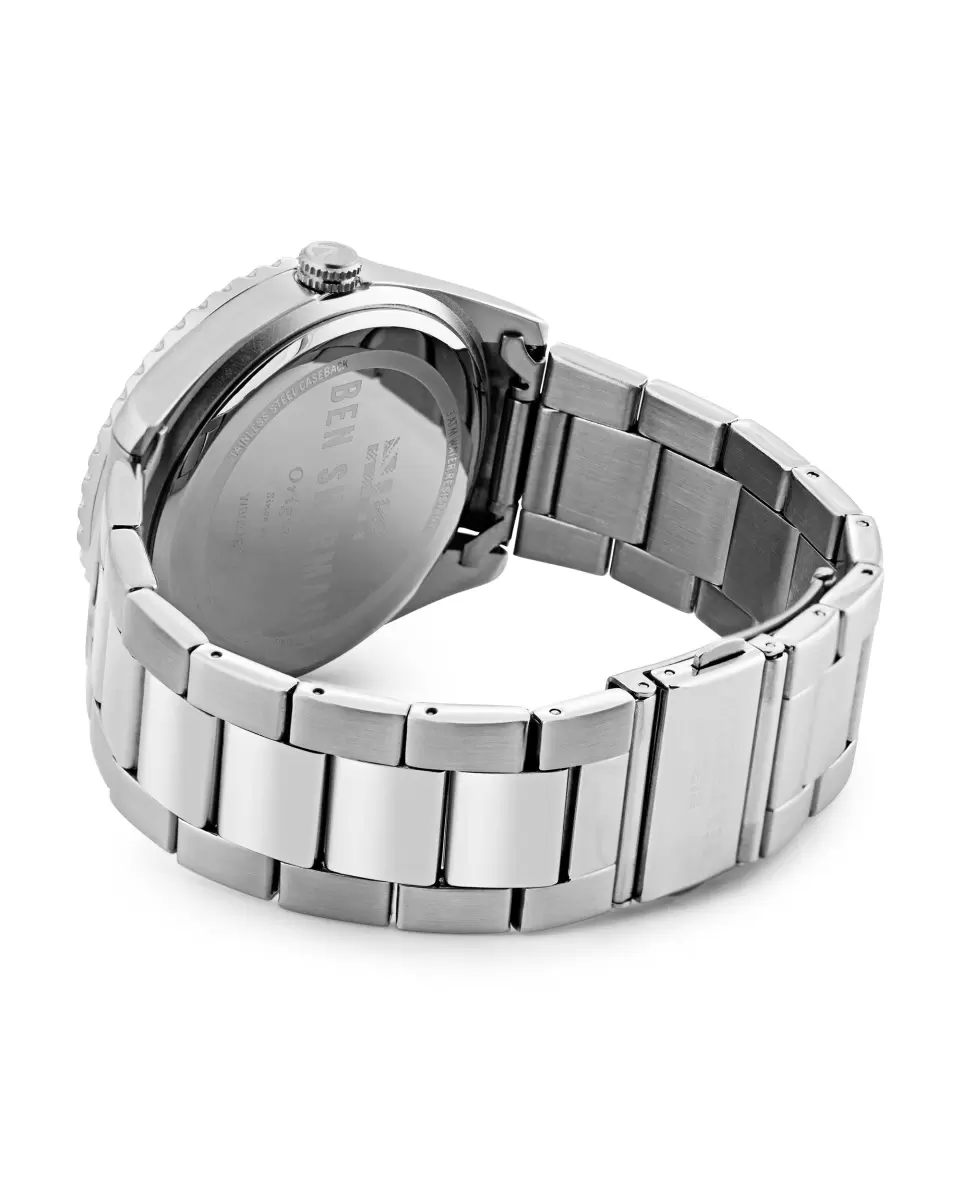 Watches Men's Ronnie Diver Watch - Silver/Black/Silver High-Performance Silver/Black/Silver Men Ben Sherman - 2