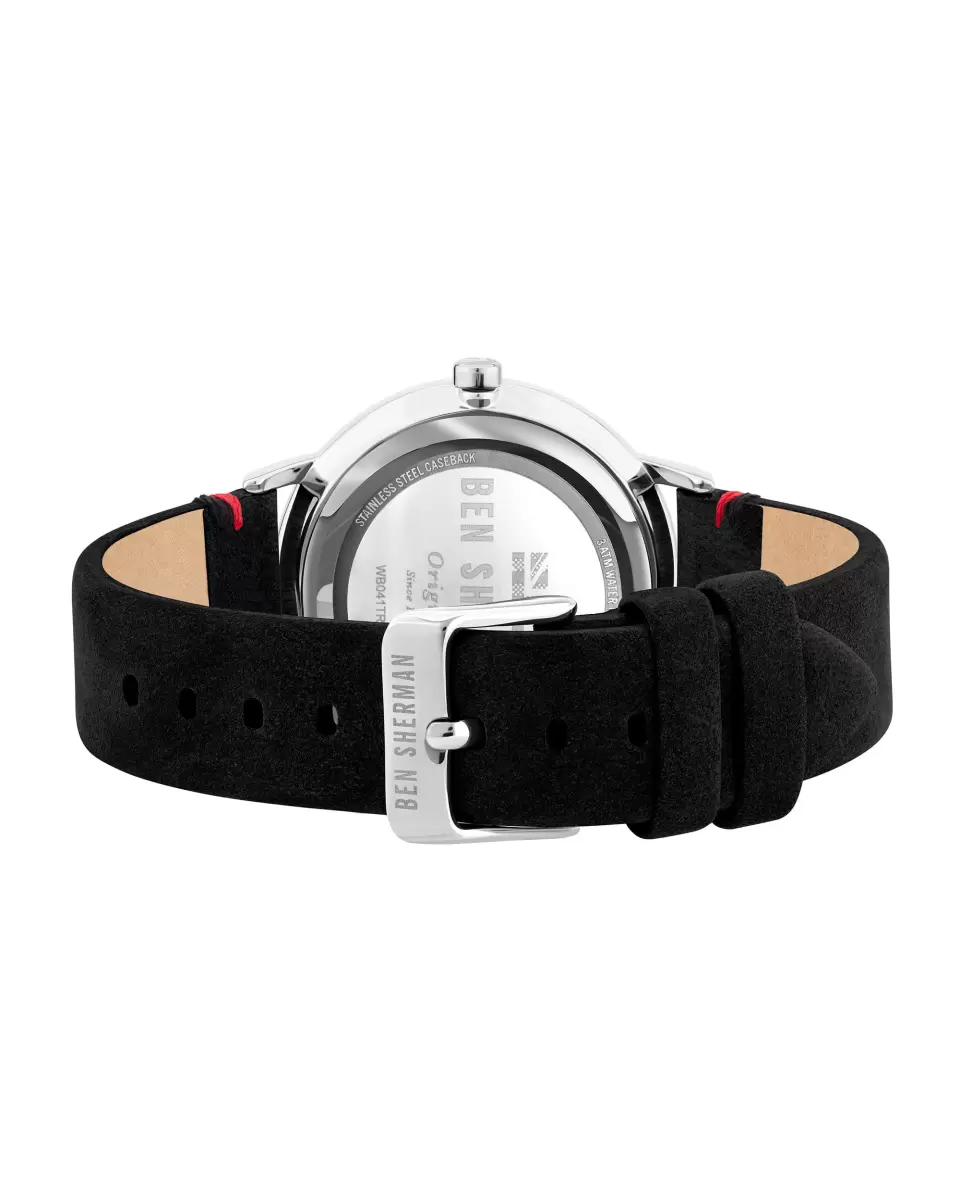 Watches Ben Sherman Reduced Black/Navy/Silver Men's Portobello City Watch - Black/Navy/Silver Men - 2