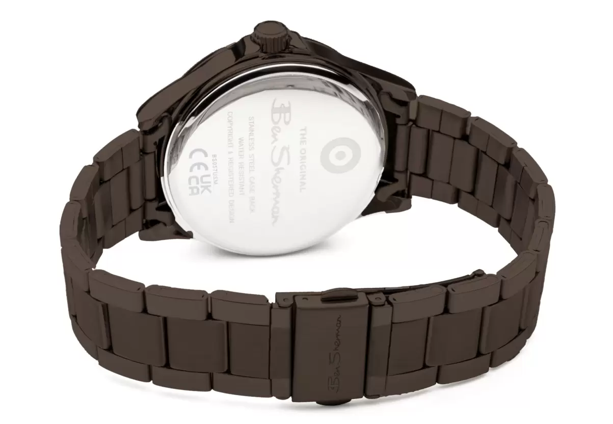 Men's Bracelet Watch, 41Mm - Black/Black/Black Men Ben Sherman Black/Black/Black Watches Introductory Offer - 2
