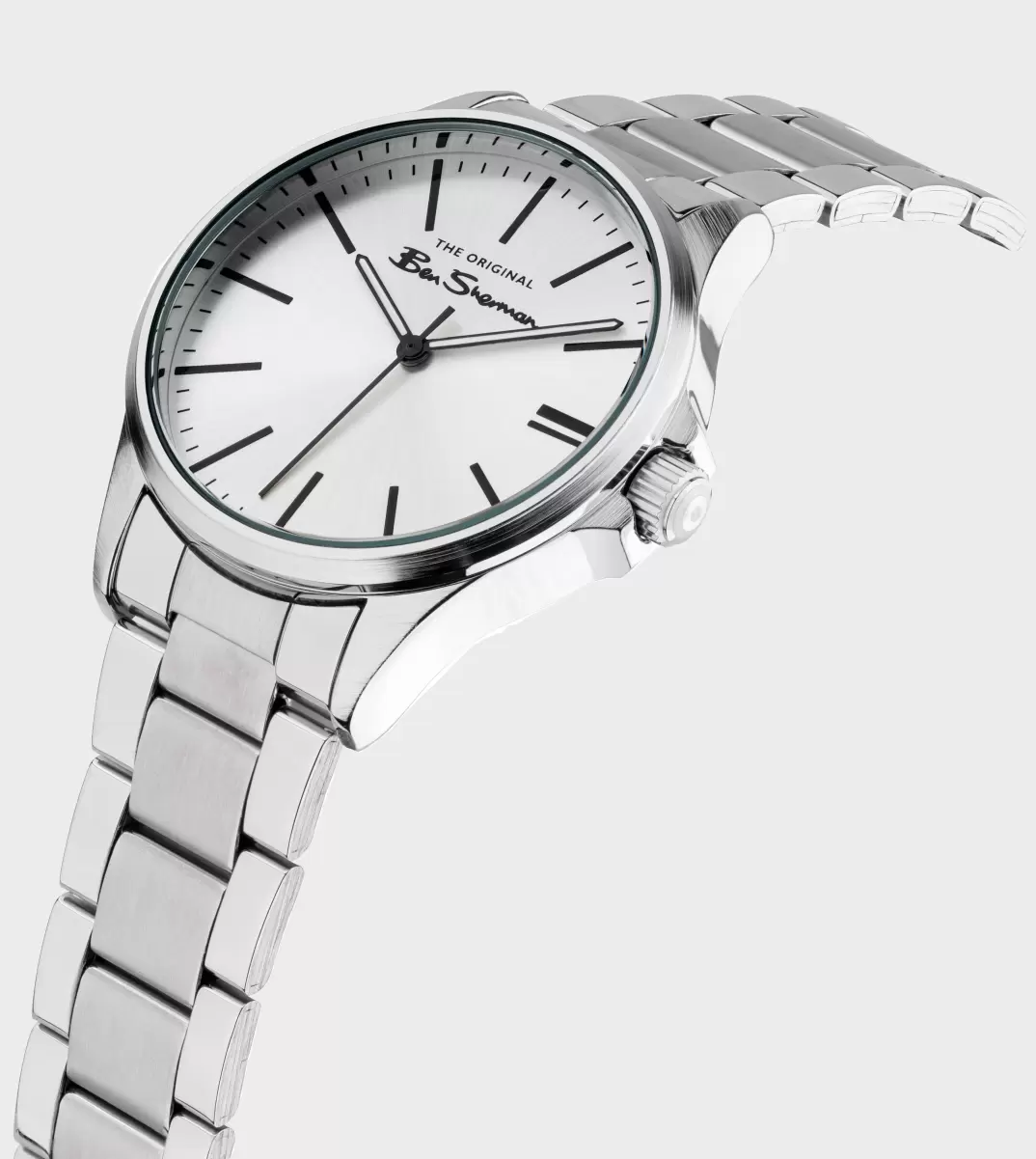 Signature Stainless Steel Bracelet Watch 41Mm Sale Silver/Silver/Silver Ben Sherman Men Watches - 1