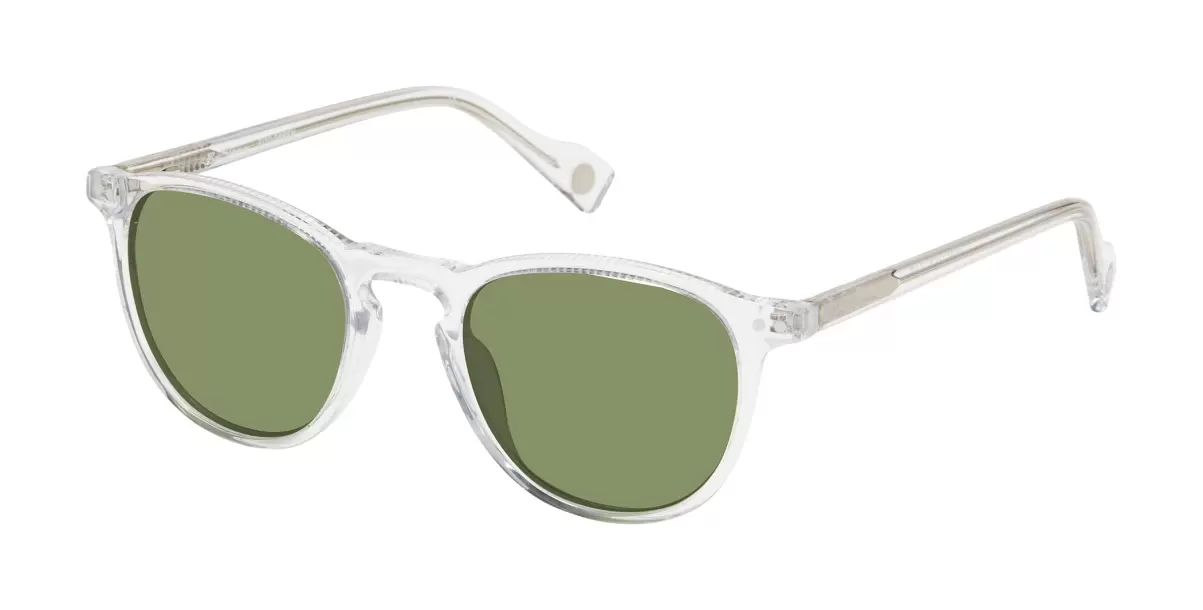 Crystal Sunglasses Manifest Ben Sherman Grove Polarized Round Eco Sunglasses - Crystal Men - 1