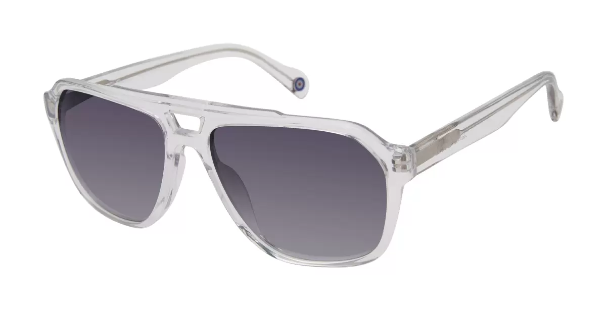 Durable Sunglasses Men Crystal Manor Polarized Oversized Eco Sunglasses - Crystal Ben Sherman - 1