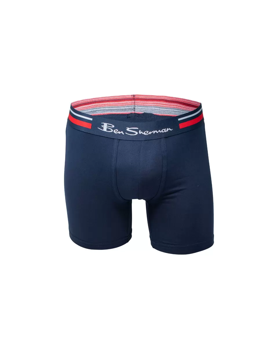 Men's 4-Pack Microfiber Print & Solid No-Fly Boxer Briefs - Multi Maximize Ben Sherman Men Multi Underwear - 2
