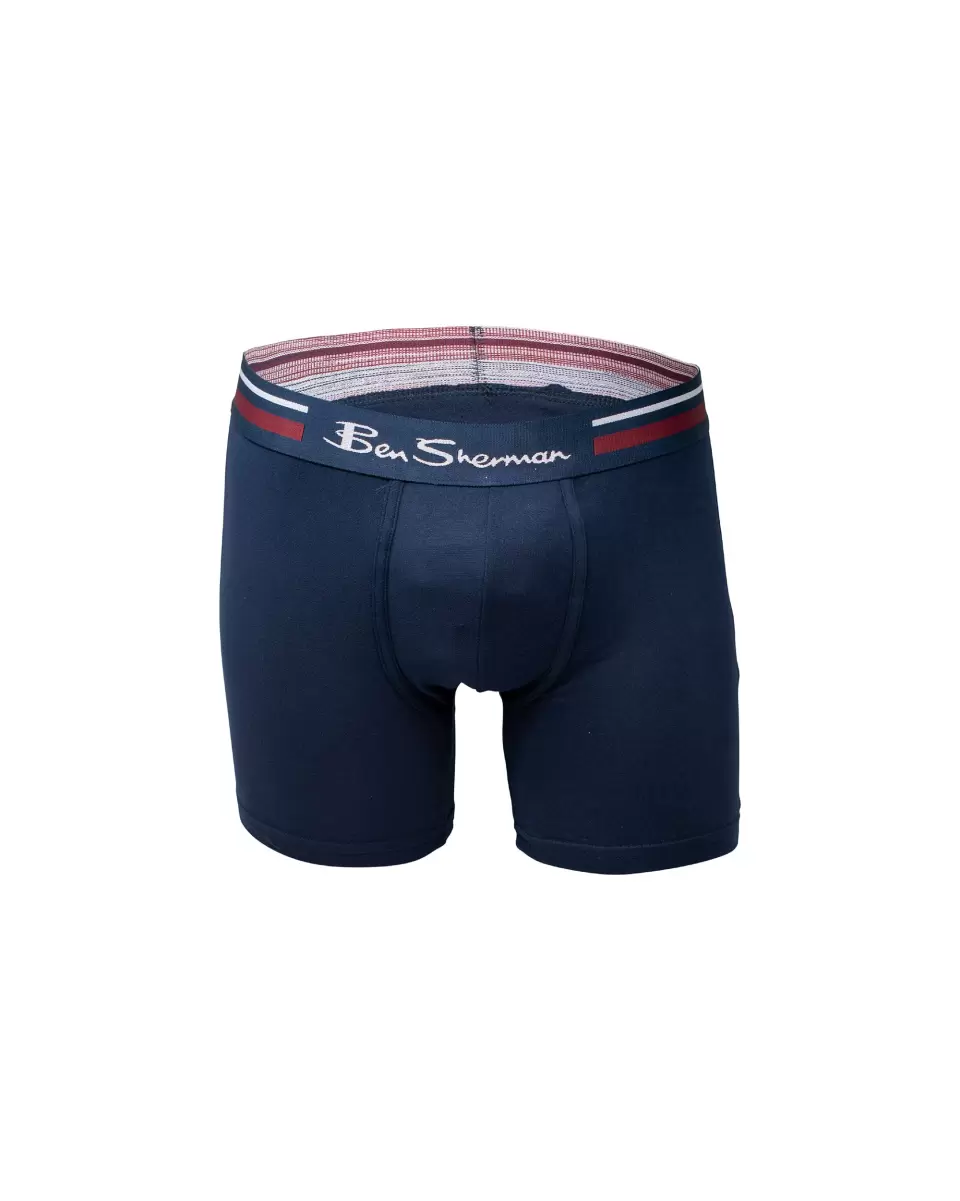 Sale Men's 4-Pack Microfiber Solid No-Fly Boxer Briefs - Multi Ben Sherman Men Underwear Multi - 2