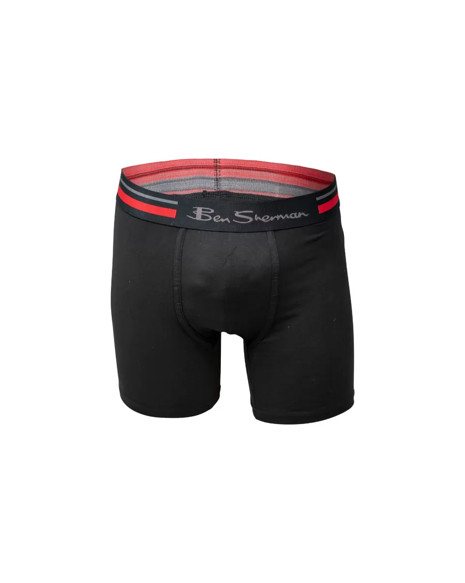 Sale Men's 4-Pack Microfiber Solid No-Fly Boxer Briefs - Multi Ben Sherman Men Underwear Multi - 3