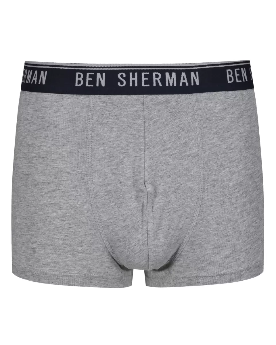 Underwear Purchase Eli  2-Pack Fitted No-Fly Boxer-Briefs Ben Sherman Men Navy Stripe/Grey - 1