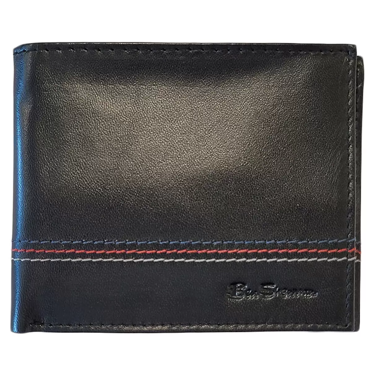 Gillespie Bill Fold Leather Wallet - Black Men Wallets & Card Holders Black Cheap Ben Sherman - 2