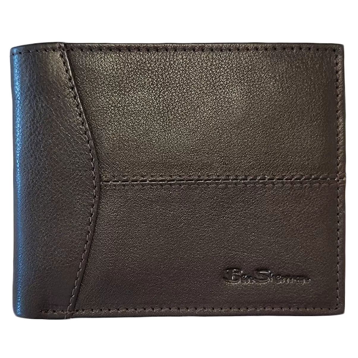 Cooke Bill Fold Leather Wallet - Brown Ben Sherman Wallets & Card Holders Style Men Brown - 2
