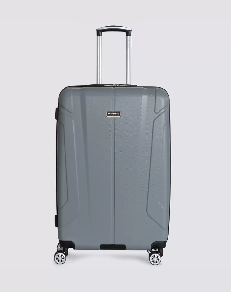 Graphite Derby 3-Piece Hardside Luggage Set - Graphite Ben Sherman New Men Bags & Luggage - 3