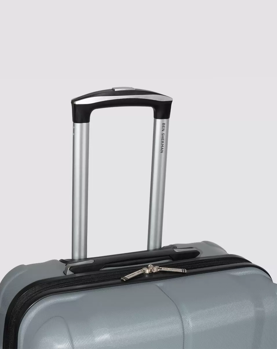 Graphite Derby 3-Piece Hardside Luggage Set - Graphite Ben Sherman New Men Bags & Luggage - 7