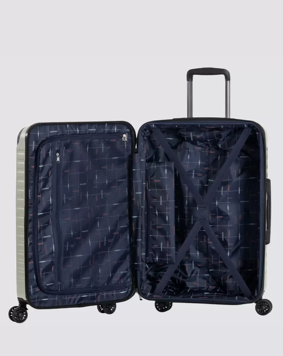 Men Intuitive Bags & Luggage Dover White Ben Sherman Sunderland 3-Piece Hardside Luggage Set - Dover White - 4