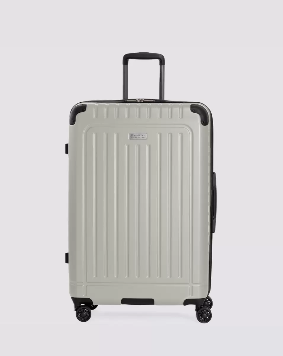 Men Intuitive Bags & Luggage Dover White Ben Sherman Sunderland 3-Piece Hardside Luggage Set - Dover White - 5