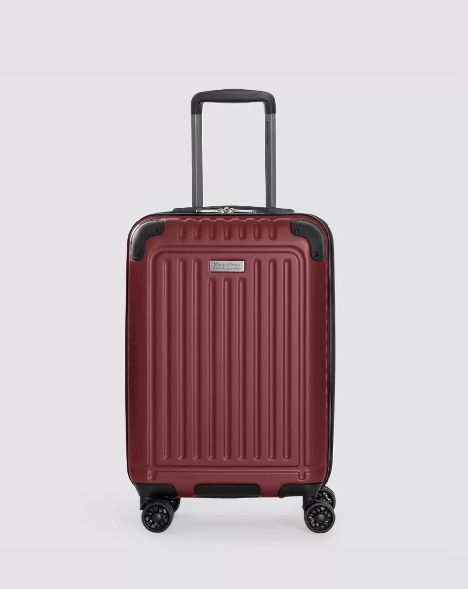 Reliable Ben Sherman Bags & Luggage Sunderland 3-Piece Hardside Luggage Set - British Red Men British Red - 1
