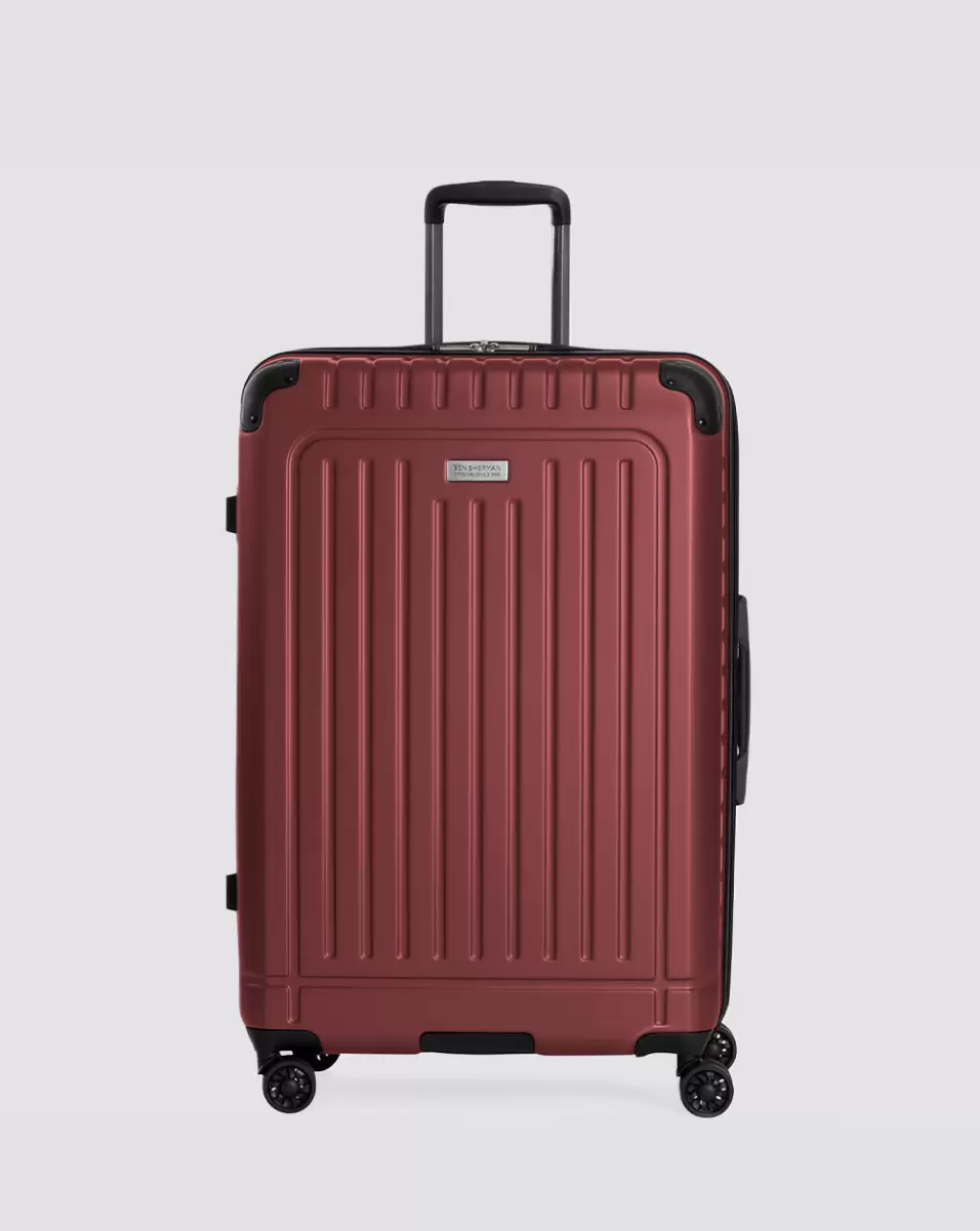 Reliable Ben Sherman Bags & Luggage Sunderland 3-Piece Hardside Luggage Set - British Red Men British Red - 4