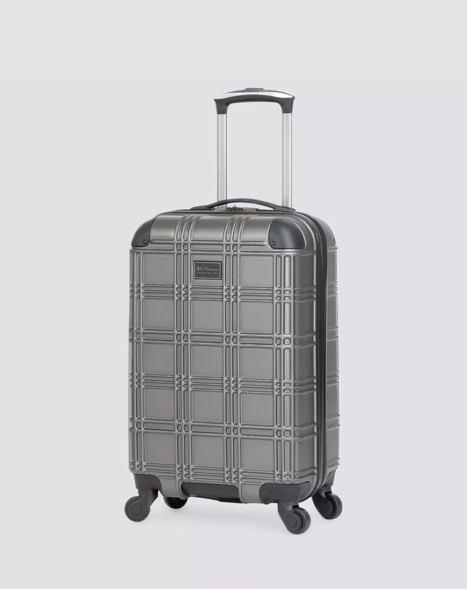 Men Extend Charcoal Bags & Luggage Ben Sherman Nottingham 3-Piece Hardside Luggage Set - Charcoal - 1