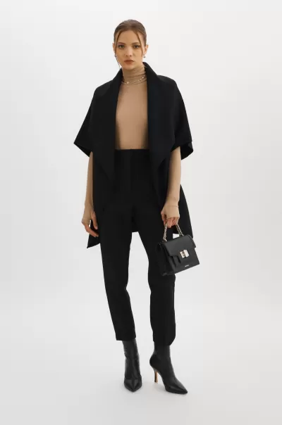Robust Coats & Jackets Penelope | Double Face Wool Coat Black Lamarque Women
