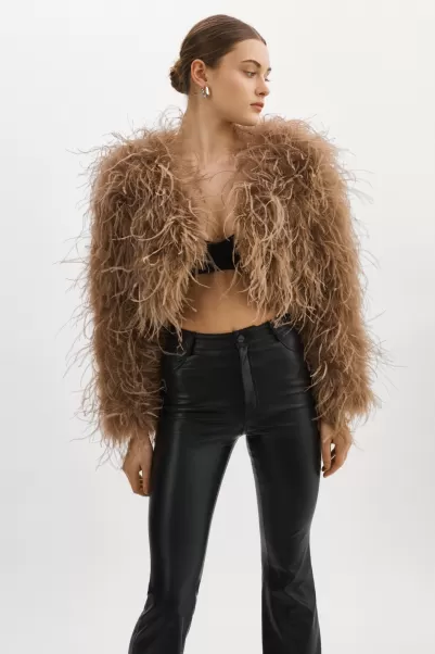 Sirocco Women Lamarque Coats & Jackets Dynamic Hallie | Ostrich Feather Jacket