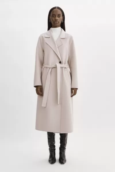 Vanessa | Wool Coat Coats & Jackets Lamarque 2024 Women Feather Grey