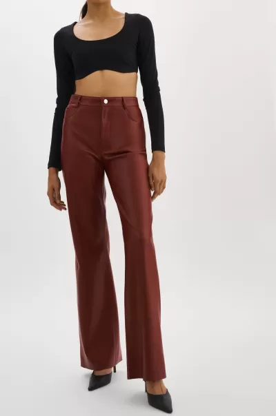 Syrah New Tavi | Faux Leather Pants Pants Women Lamarque