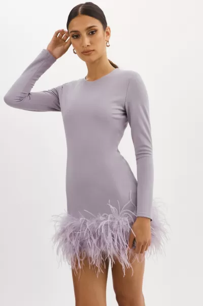 Bahira | Mini Dress Lamarque Dresses Women Lavender Convenient