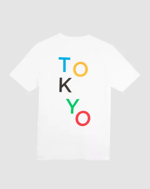 Men T-Shirts & Graphic Tees Team Gb Tokyo 2020 Graphic Tee Streamlined Ben Sherman White