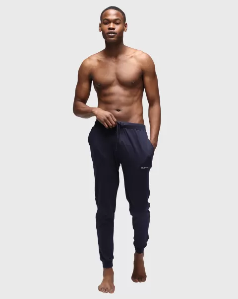 Ben Sherman Navy Joggers & Track Pants Oliver Knit Lounge Pants - Navy Men Easy-To-Use