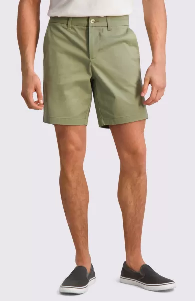 Ben Sherman High-Quality Men Shorts Signature Chino Shorts - Veviter Vetiver