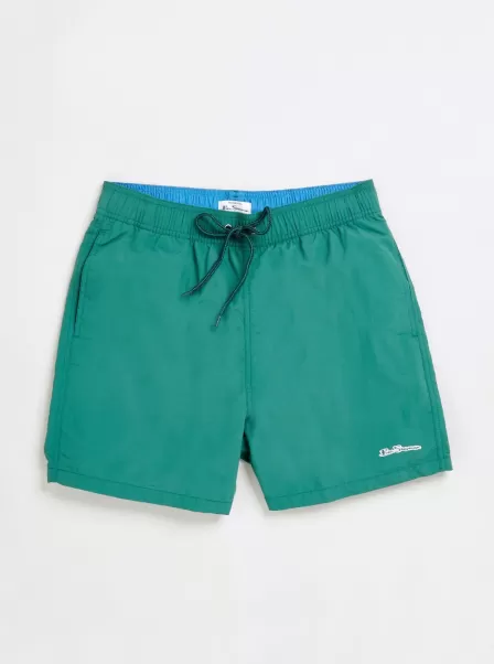 Posy Green Men Elegant Shorts Ben Sherman South Beach Swim Shorts - Posy Green