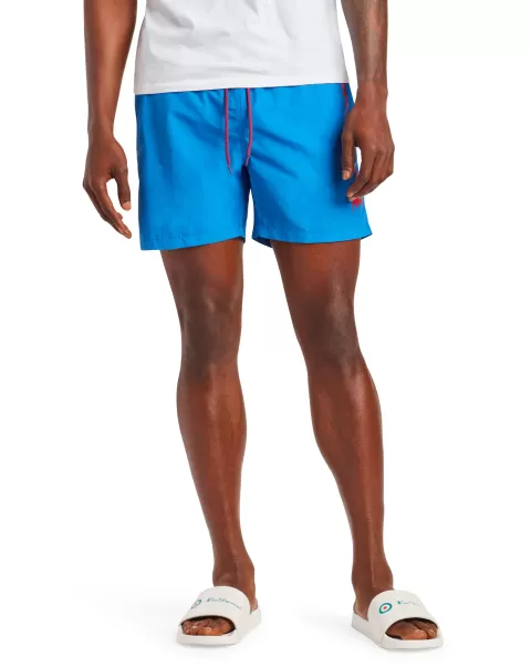 Men Ben Sherman Blue Shorts Sale Men's Boulders Beach Swim Short - Blue