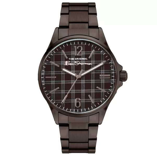 Men's Bracelet Watch, 41Mm - Black/Black/Black Men Ben Sherman Black/Black/Black Watches Introductory Offer