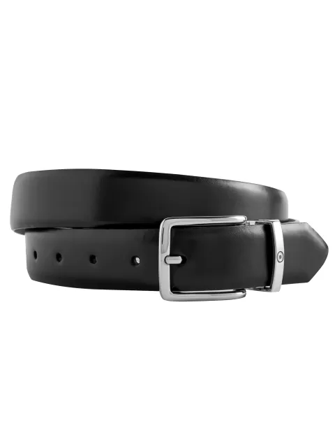 Ben Sherman Belts New Jayes Reversible Leather Dress Belt - Black/Tan Men Black/Tan