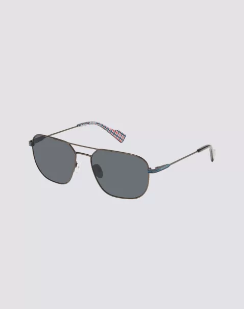 Dark Grey Men Sunglasses St. Johns Polarized Square Eco Sunglasses - Dark Grey Ben Sherman Contemporary
